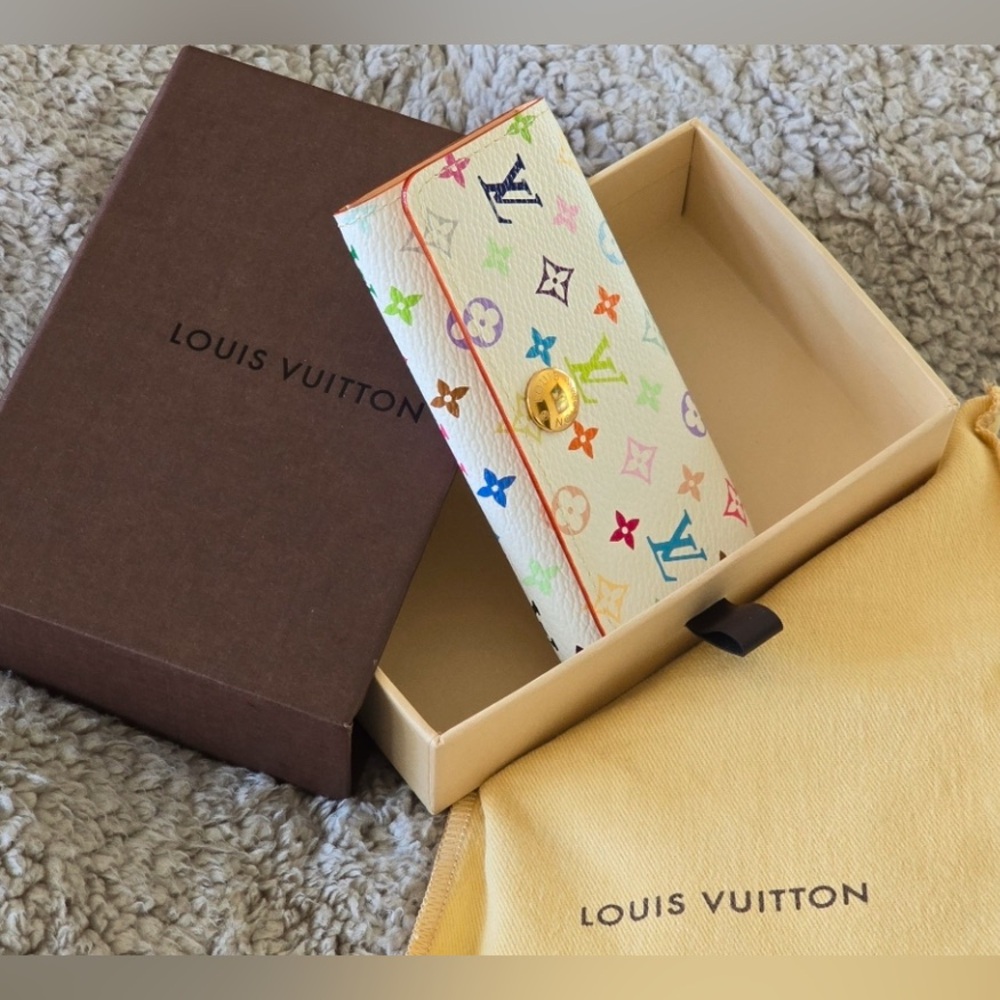 Louis Vuitton x Takashi Murakami OG Ltd Ed release Key holder with COA